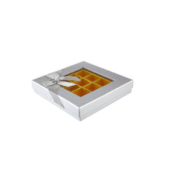 Square Chocolate Gift Box 25 Divison - 1 Piece - Hotpack Oman