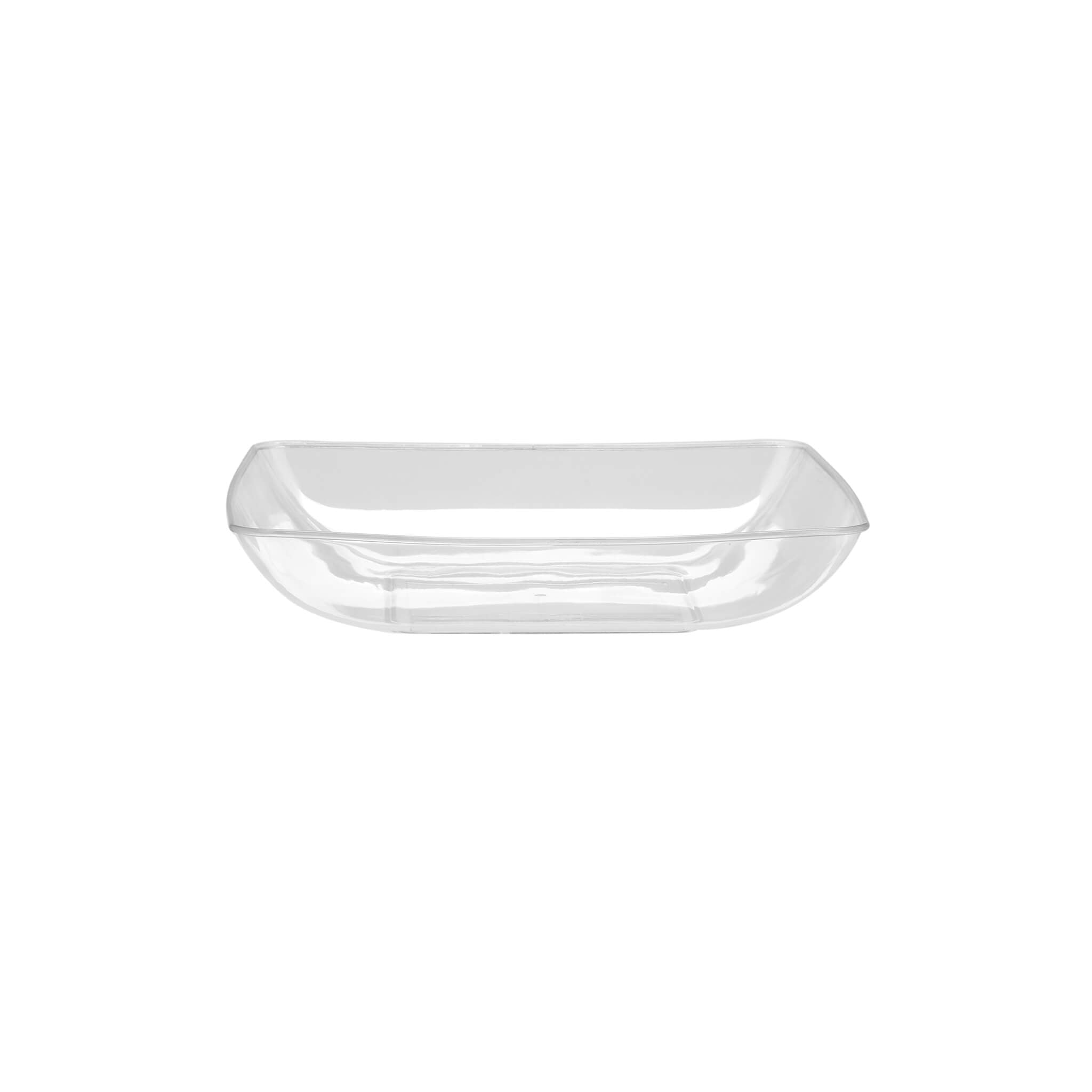 Premium Square Deep Clear disposable Plate 6 Pieces - Hotpack Oman