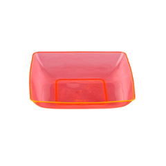 Premium Square Deep Neon orange Plate 6 Pieces - Hotpack Oman