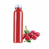 10 Pieces Tall Shape Plastic Juice Bottle With Cap 300ml