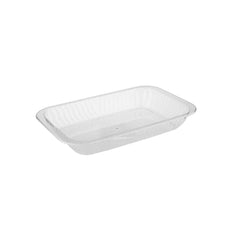 Rectangular Flower Clear Pyrex Disposable Tray - Hotpack Oman