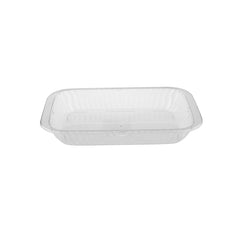 Rectangular Flower Clear Pyrex Disposable Tray - Hotpack Oman