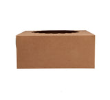 Kraft Cake Box Round With Window - Hotpack Oman