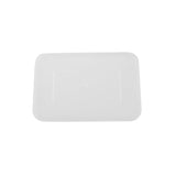Clear Rectangle Microwavable takeaway plastic packaging Container lid 1500ml - Hotpack Oman