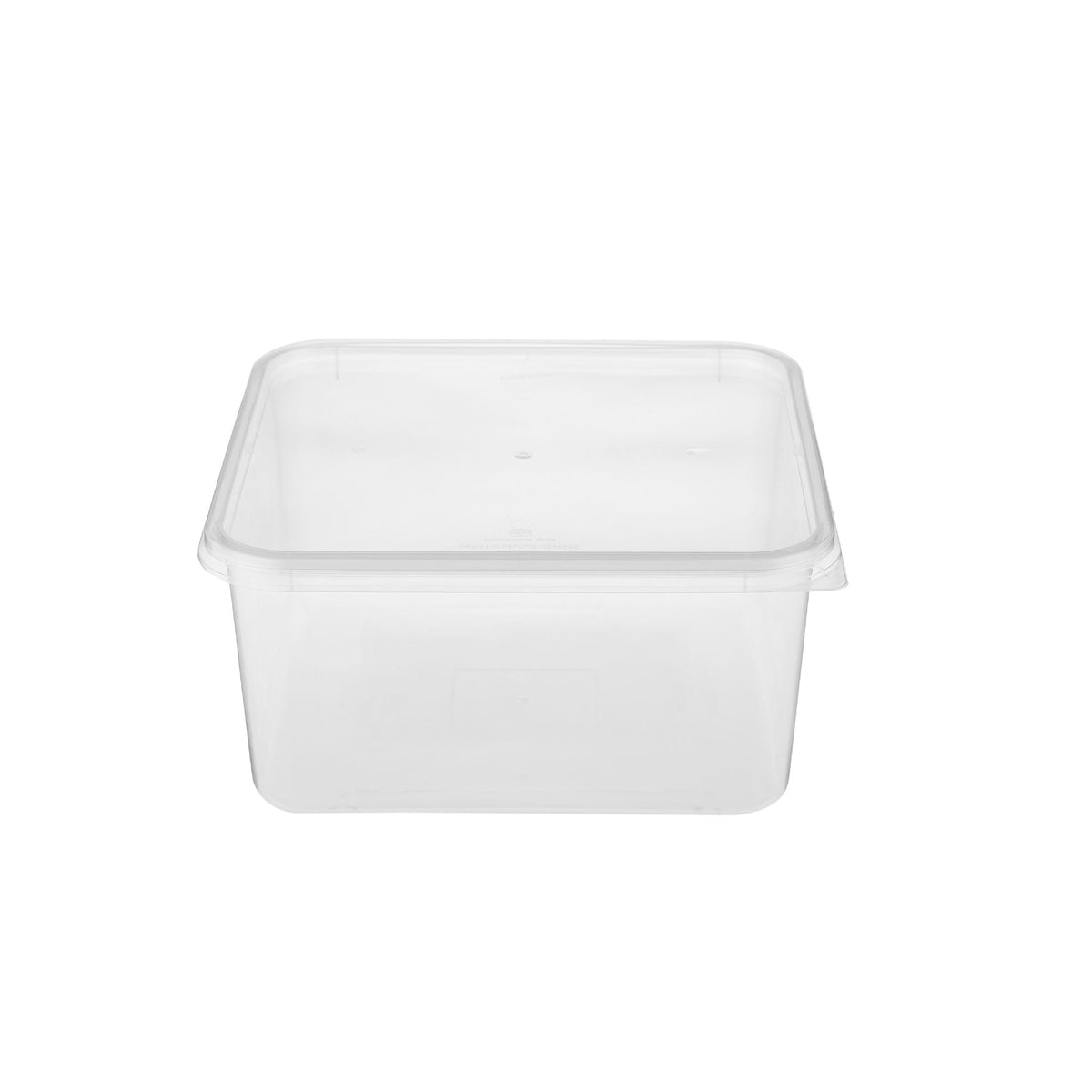 Clear Rectangle Microwavable Container