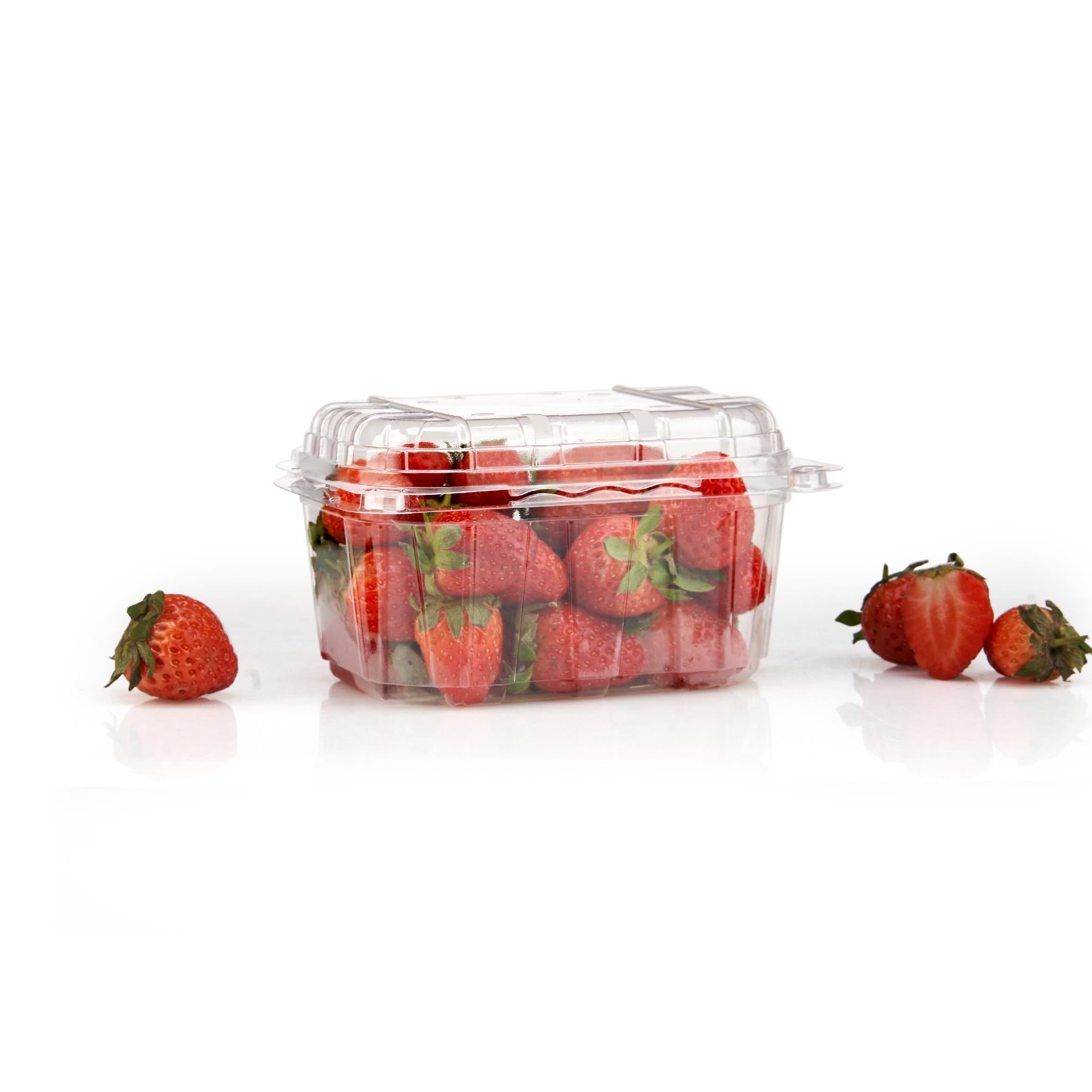 Clear PET Punnet Veg & Fruits Container - Hotpack Oman