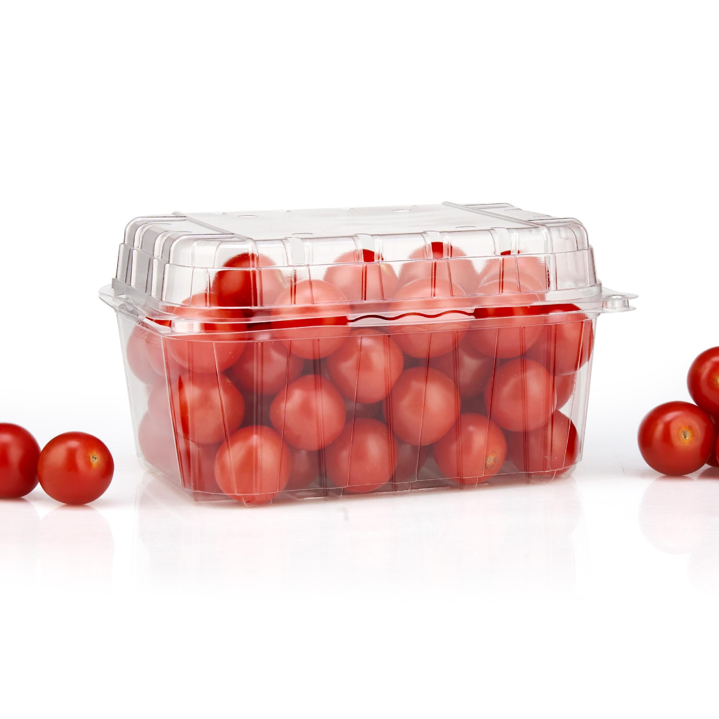 Clear PET Punnet Veg & Fruits Container - Hotpack Oman