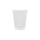 White Ripple Paper Cups - Hotpack UAE