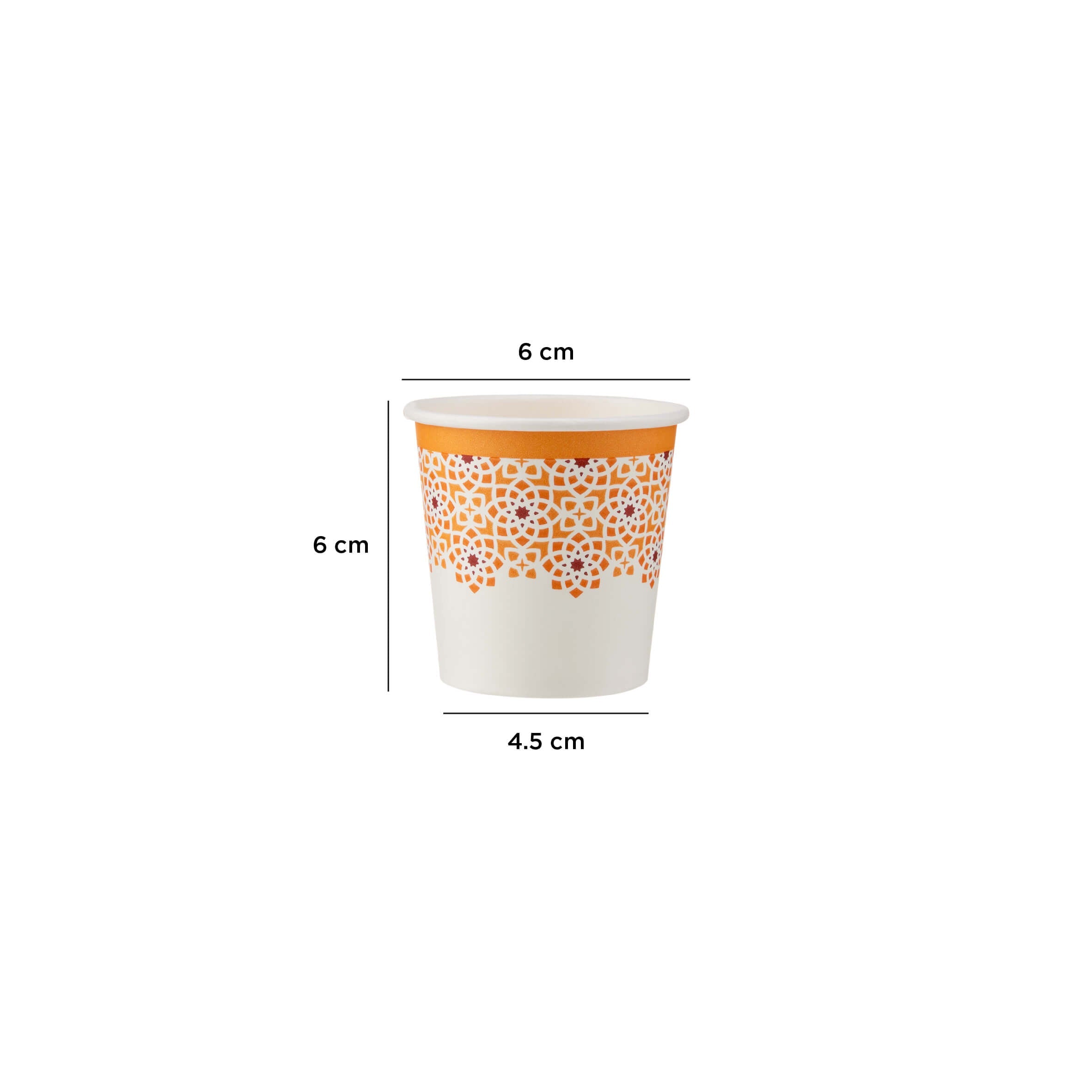 Printed Ramadan Heavy Duty 4 Oz Qhawa Cup - Shop online at hotpack global