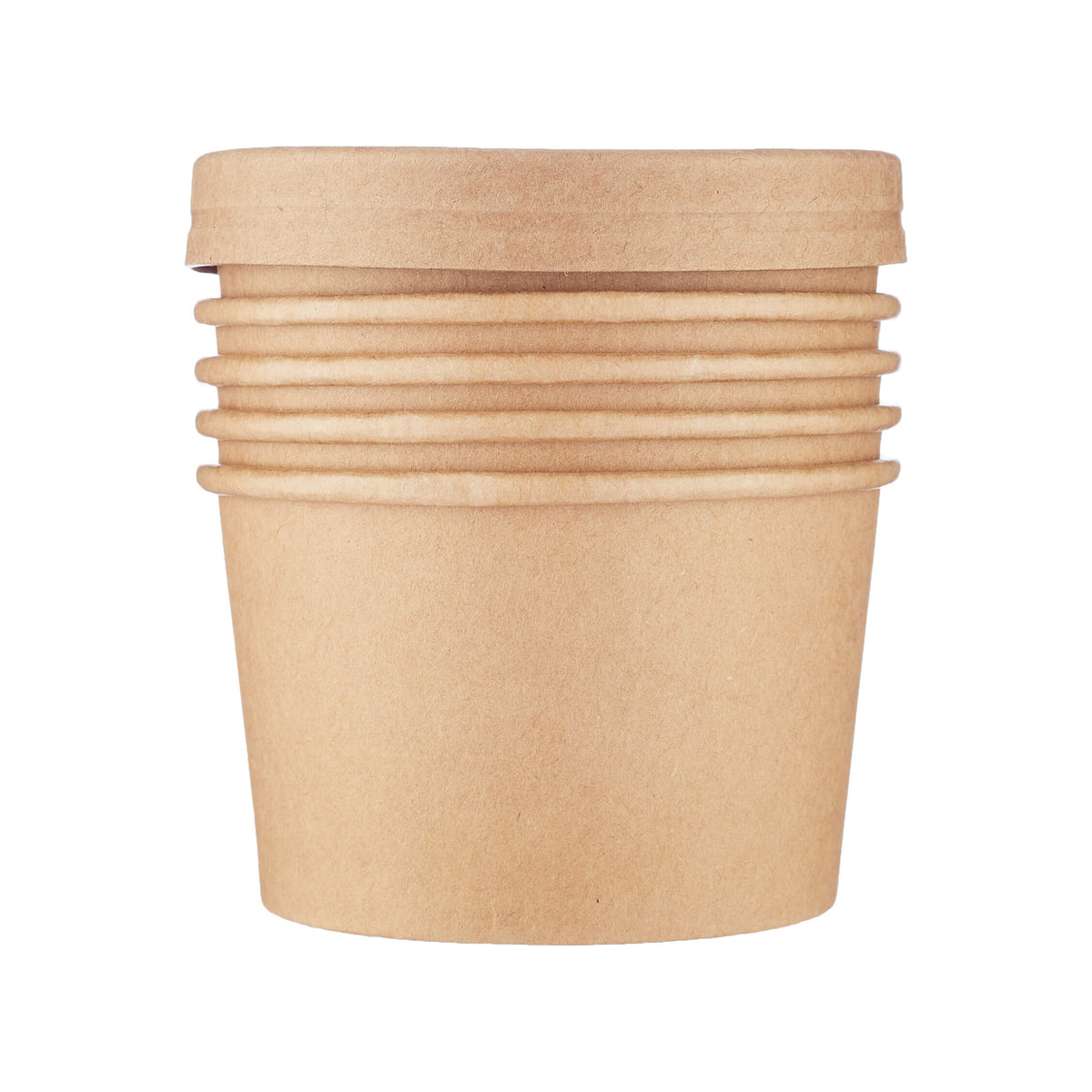 Kraft Paper Noodle Bowl with Kraft Lid