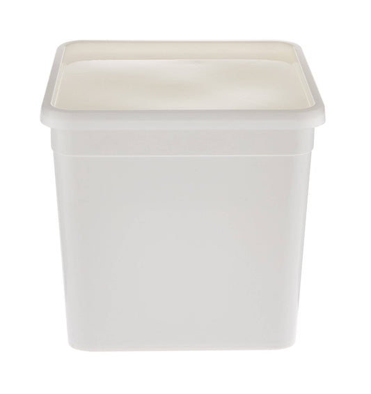 White Plastic 4 Litre Pail 100 Pieces - Hotpack Oman