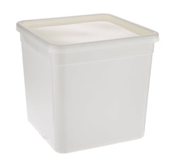 White Plastic 4 Litre Pail 100 Pieces - Hotpack Oman