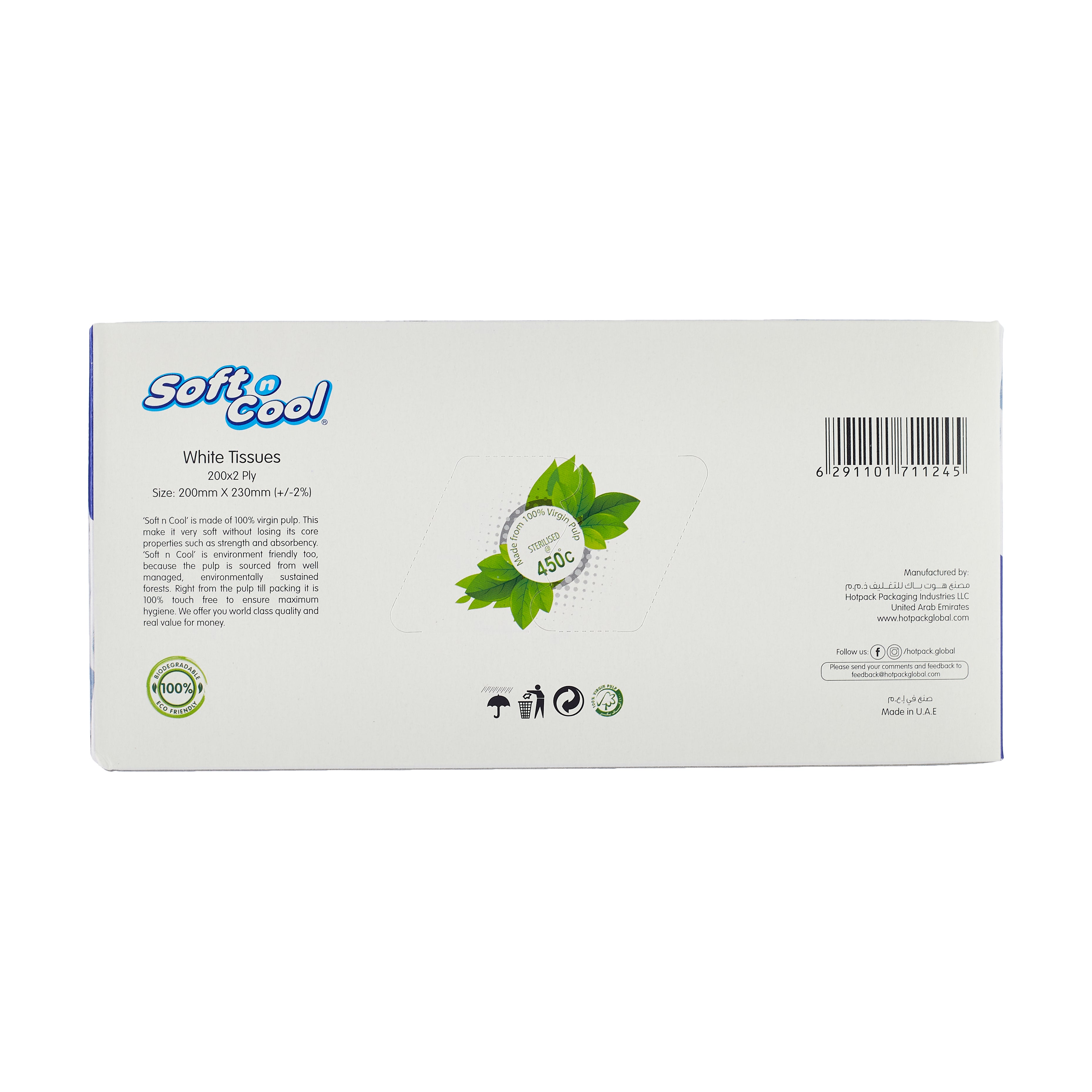 Soft N Cool Facial Tissue 2 Ply