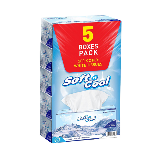 Soft N Cool Facial Tissue 2 Ply