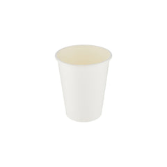 1000 Pieces 8 Oz Heavy Duty White Single Wall Paper Cups